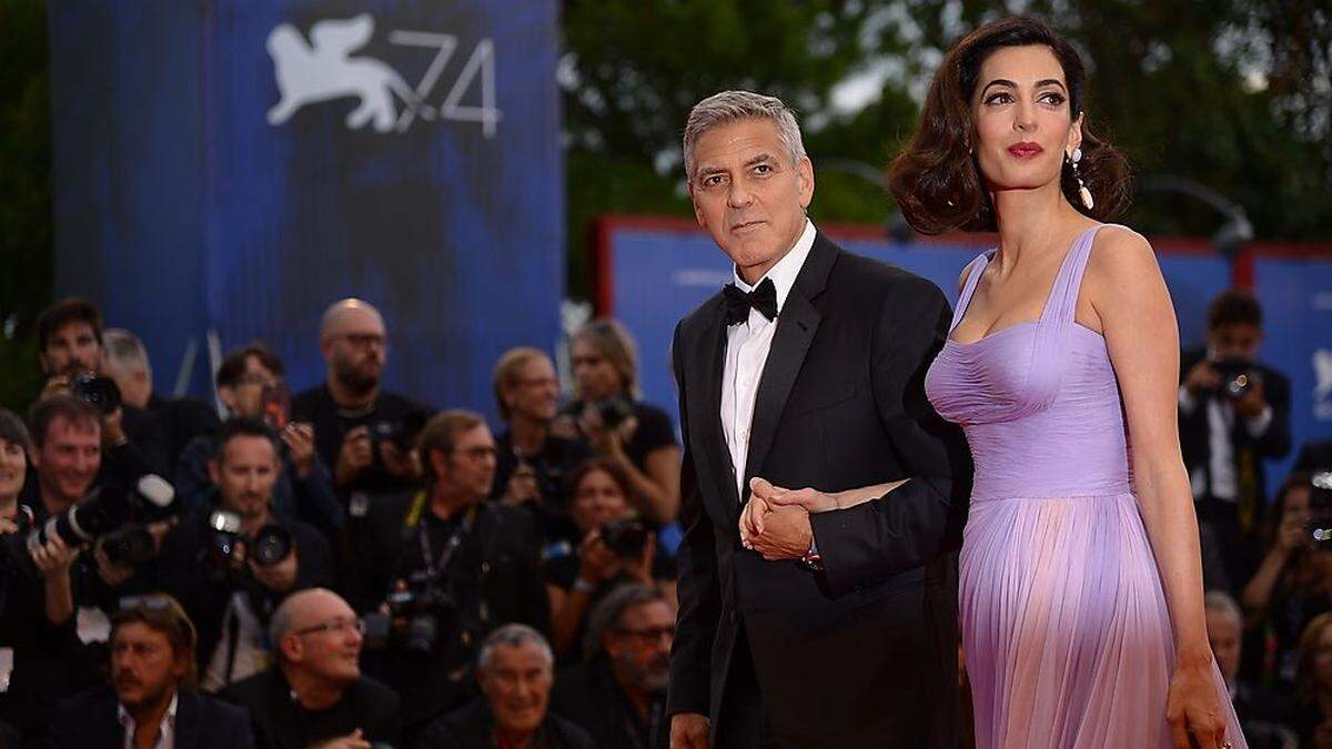 Amal und George Clooney