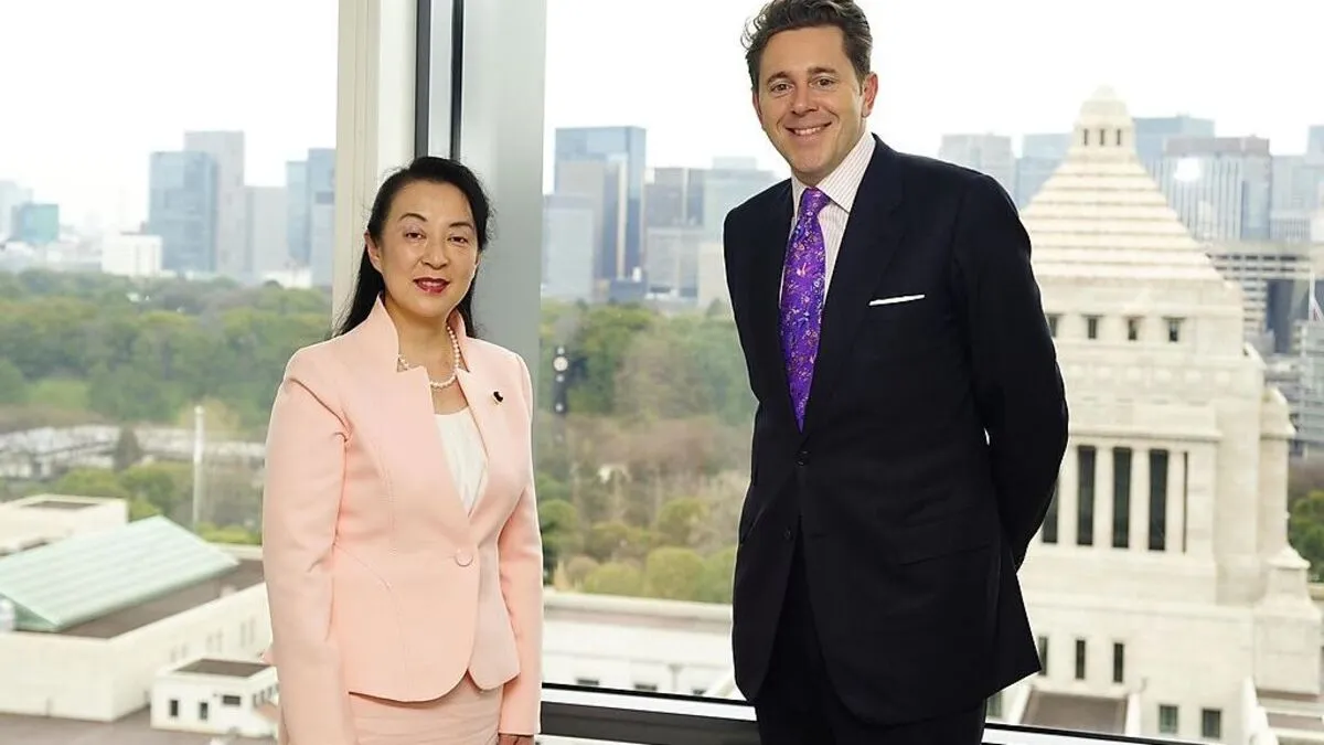 Asako Omi und Harald Mahrer loteten mögliche Kooperationen aus 