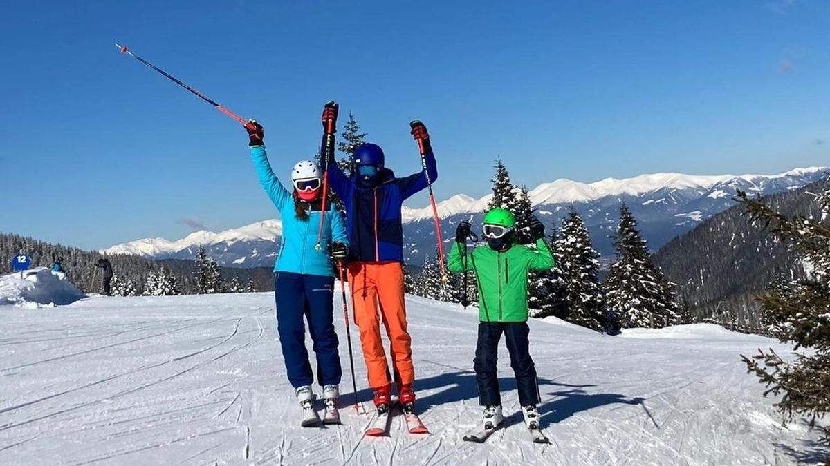 Die Skifahrer am Salzstiegl freuten sich über perfekte Pistenverhältnisse