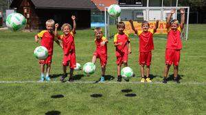 Beim Kids Fußballcamp in Lobmingtal steht der Spaß im Mittelpunkt