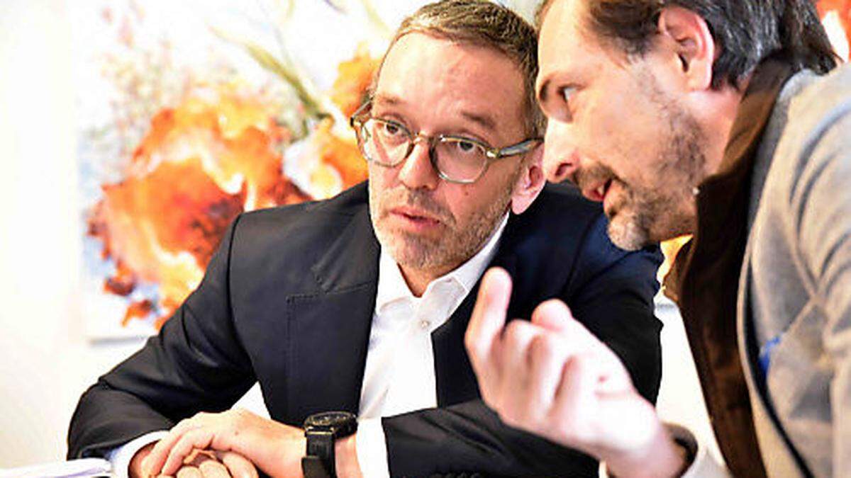 Christian Ragger mit Herbert Kickl