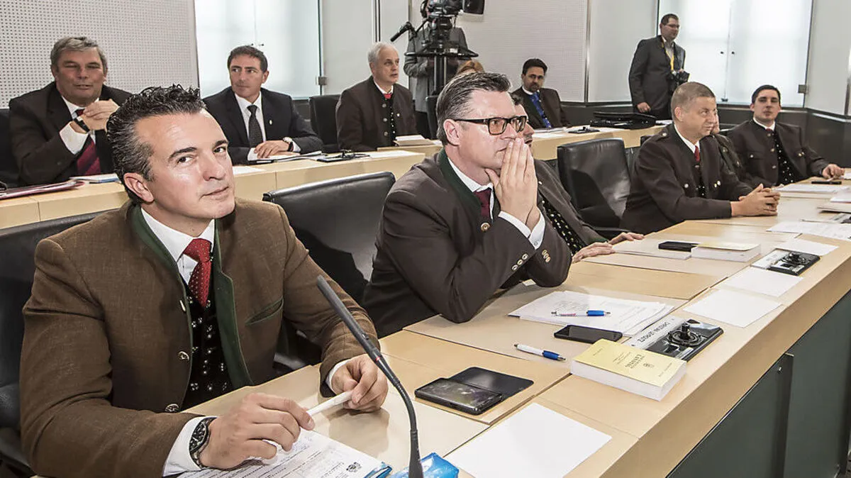 Ausschussobmann wird FPÖ-Klubobmann Gernot Darmann (auf diesem Archivfoto ganz links)