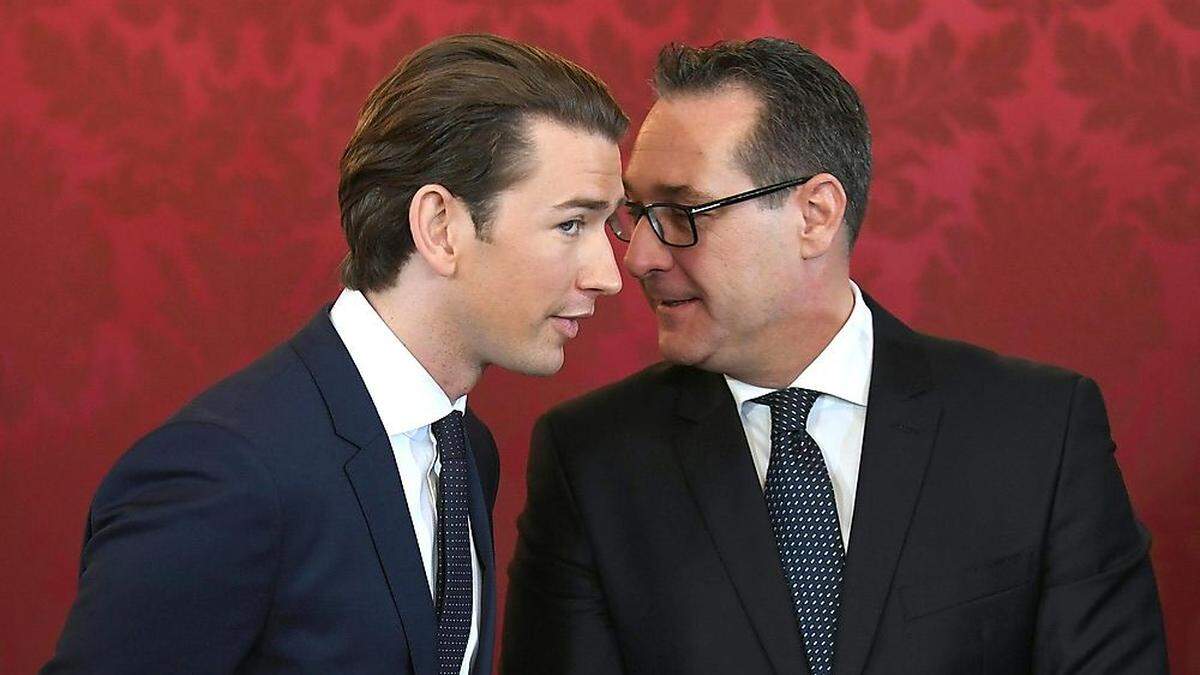 Kanzler Kurz, Vizekanzler Strache