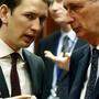 Außenminister Kurz und sein britischer Kollege Hammond