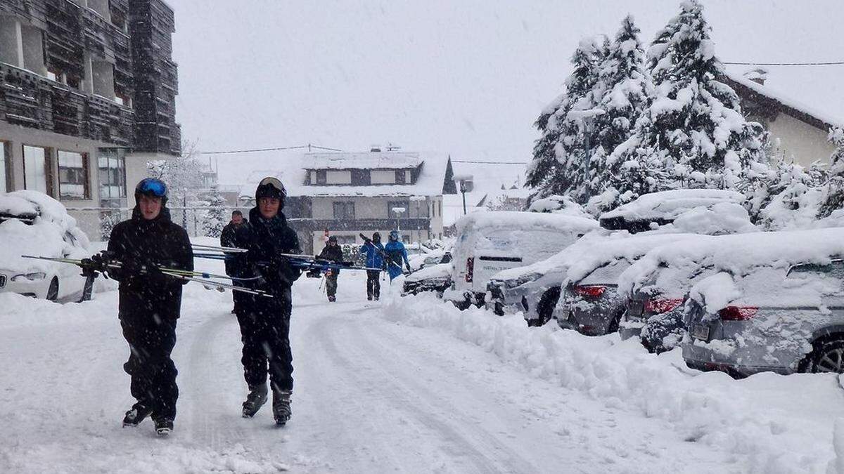 Winterfeeling in Tröpolach: Die Skisaison in Kärnten ist gerettet