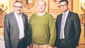 Wilfried Fröhlich (s REAL Immobilien), Günther Theissl (Schilcherland Realitäten) und Hannes Schlag (Raiffeisen Immobilien)