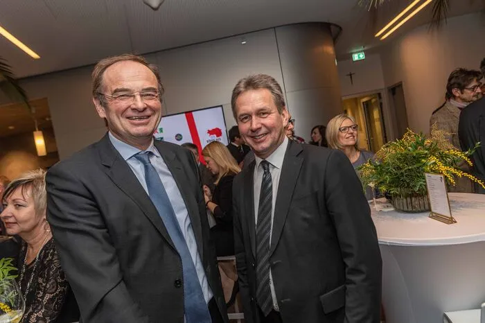 Georg Bliem (Planai-Chef) und Landwirtschaftskammer-Präsident Franz Titschenbacher