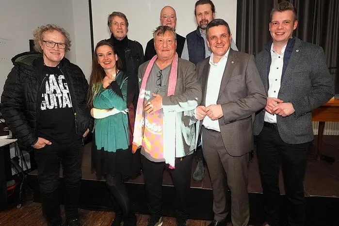 ... folgten Museumsgründer Fritz Ohnewein, Bürgermeister Franz Jost, Kulturreferent Gregor Sommer und Markus Jahn vom Stadtmarketing. 