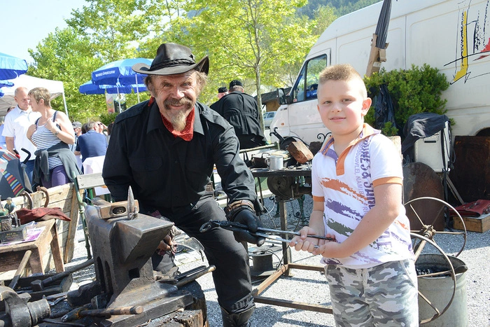 Schmied Peter Dolinschek und Mirco