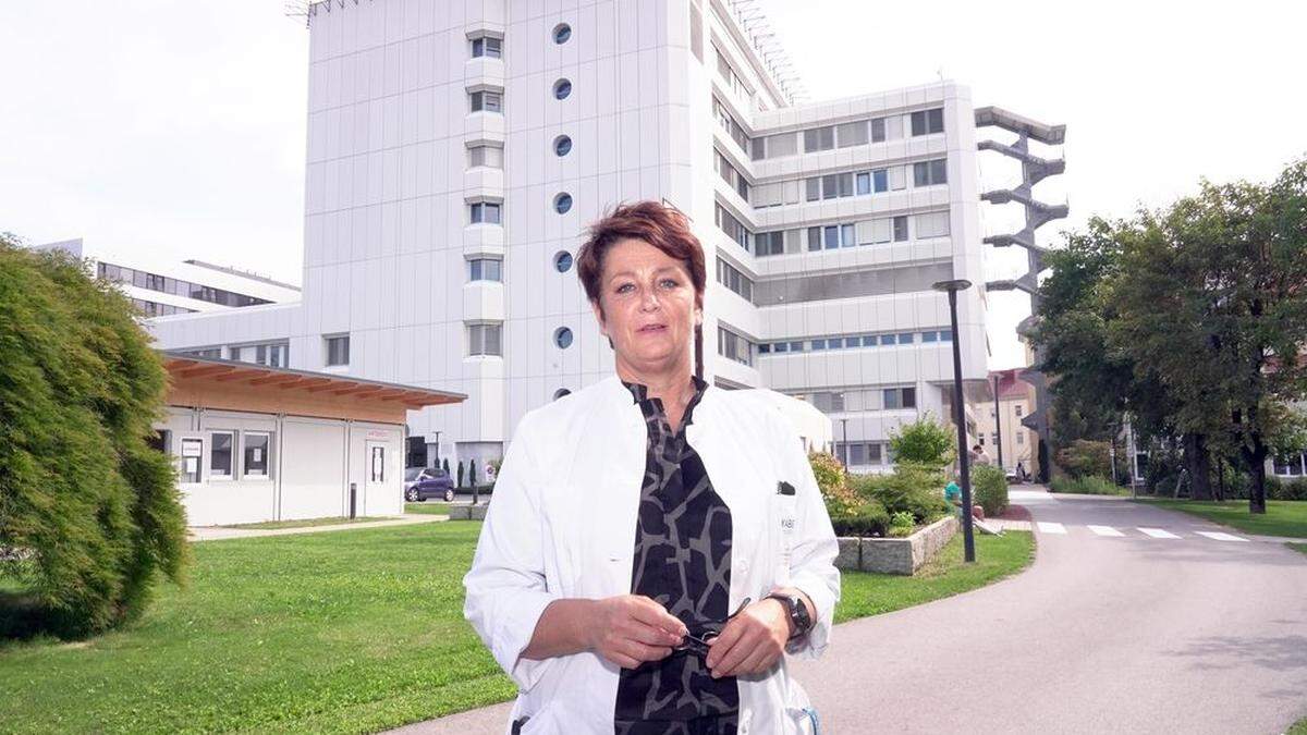 Pflegedirektorin Schaller-Maitz ist am LKH Villach für 1100 Beschäftigte zuständig