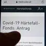Seit Freitag um 17 Uhr können Online-Antragsformulare für den  Härtefall-Fonds ausgefüllt werden