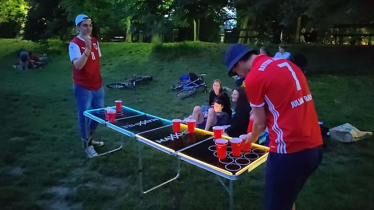Der Stadtpark gleicht an manchen Tagen einem Festival