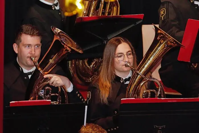 Auftakt für das Jubiläumsfest der Bergmusik-Kapelle.