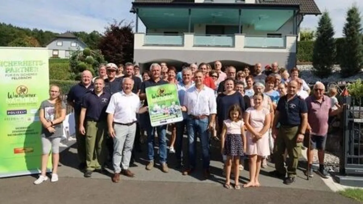 Präsentation des Projektes "Wachsamer Nachbar" in Mühldorf (Gemeinde Feldbach)