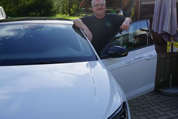 Aktuell fährt er einen Polo GTI, Baujahr 2020.