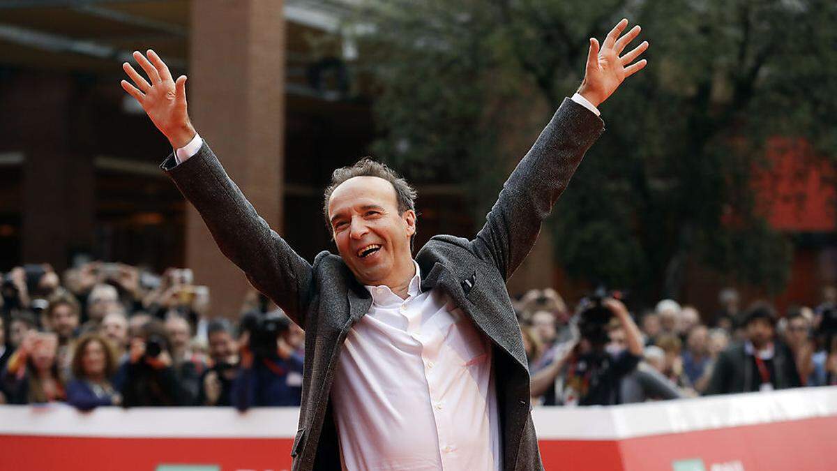 Roberto Benigni am Sonntag beim Filmfest Rom 