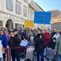 Die Demonstration für den Verbleib der Orthopädie in Bad Radkersburg beim Besuch von Gesundheitslandesrat Kornhäusl gehört zu den eindrucksvollsten Bildern im Jahr 2025