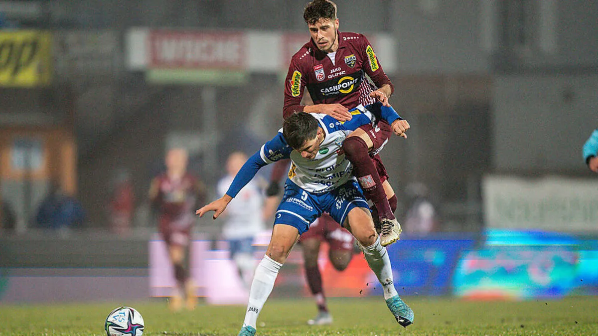 Umkämpfte Partie in Hartberg