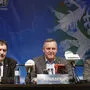 Die steirische FPÖ-Spitze Alois Kogler, Mario Kunasek, Stefan Hermann