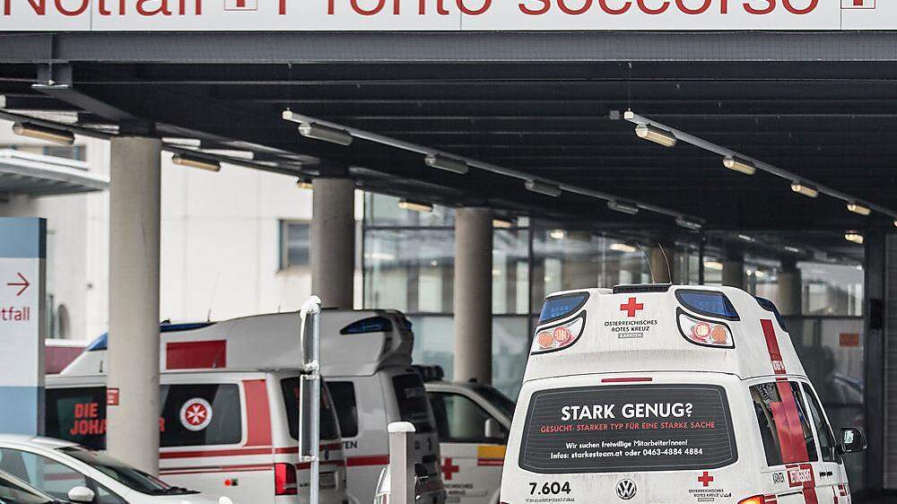 Die Verletzten wurden ins Klinikum Klagenfurt eingeliefert