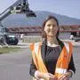 Julia Felden leitet das ÖBB-Terminal in Fürnitz