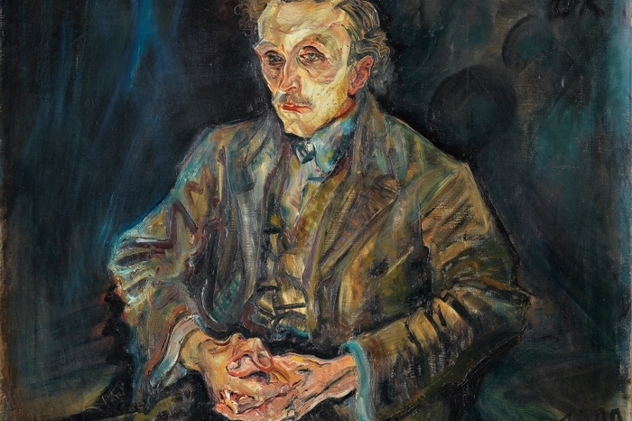 Adolf Loos, 1909 © Staatliche Museen zu Berlin, Nationalgalerie Foto: bpk/Nationalgalerie, SMB/Roman März © Fondation Oskar Kokoschka/Bildrecht Wien, 2019