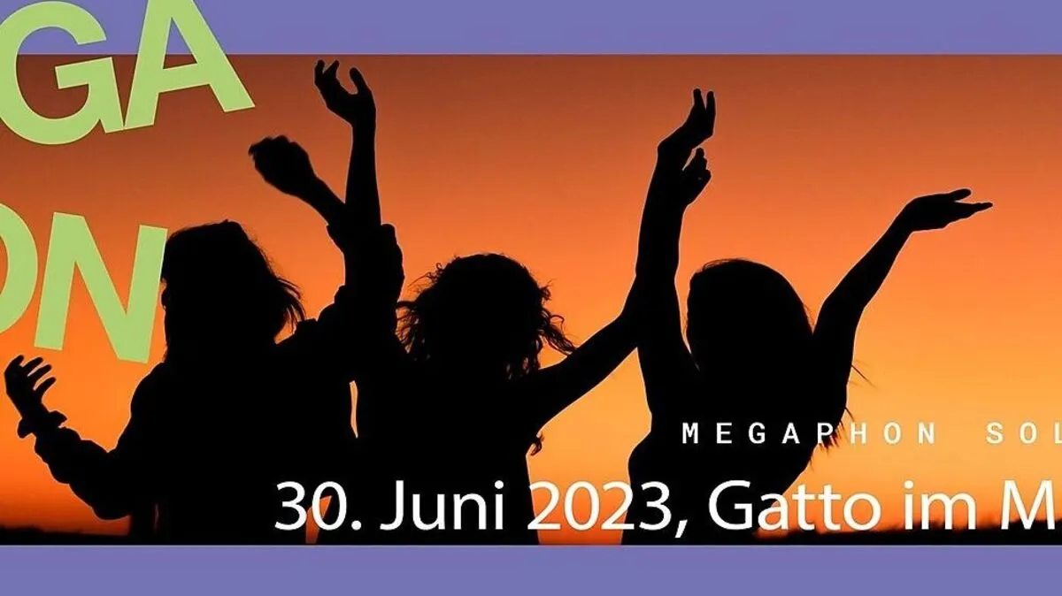 Beim "Megaphon Solidance" können Besucherinnen und Besucher feiern und dabei auch noch Gutes tun