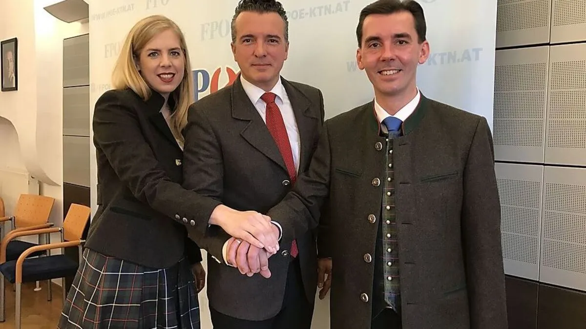 Von links: Theuermann, Darmann, Ofner