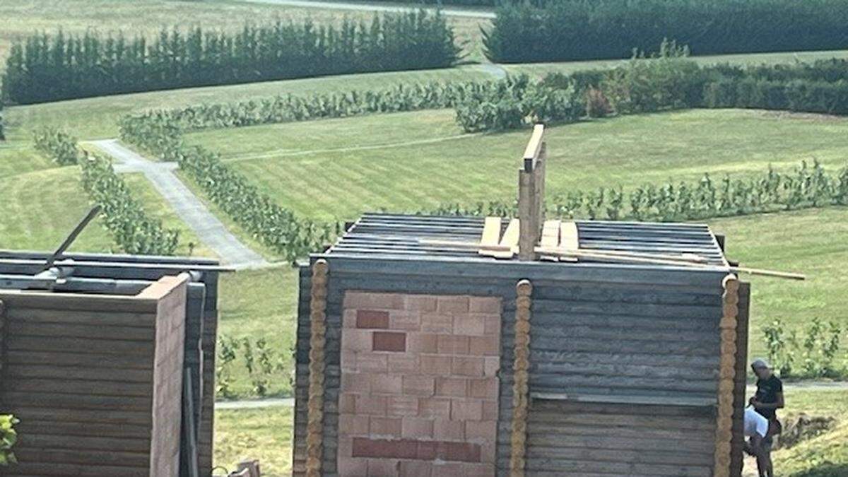 Immer noch laufen die Bauarbeiten in Wagerberg