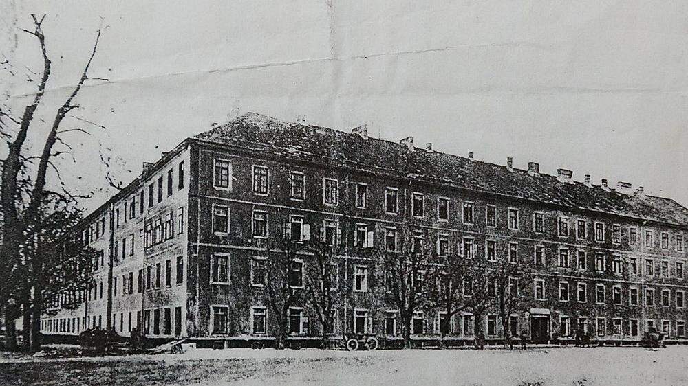 Die Lazarettfeldkaserne in Gries wurde 1846 erbaut. Früher hat sie 1000 Soldaten beherbergt, jetzt dient sie urbanem Wohnen