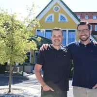 Pächter David Trummer (r) und Standortleiter Stefan Heschl wollen den Dokl zukunftsfit machen  