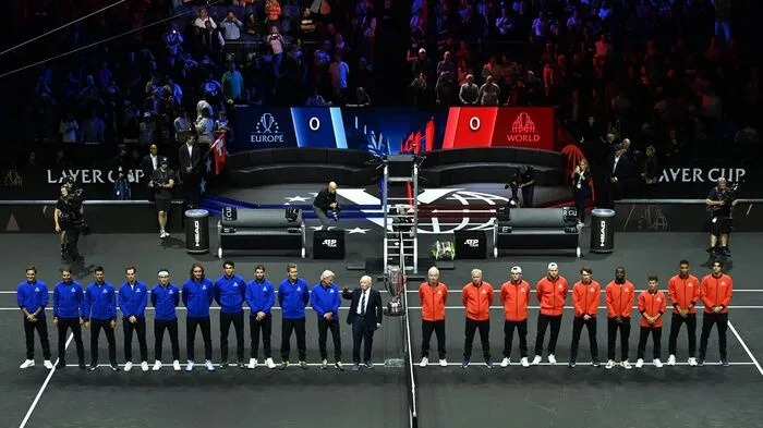 .. von Roger Federer im Team Europe beim Laver Cup.. Wir haben die besten Bilder aus London.