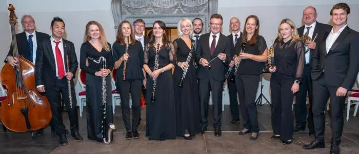 Musiker und Musikerinnen des Ensembles Collegio per sonare