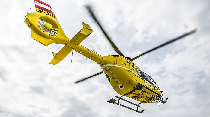 Die Verletzte wurde mit dem Hubschrauber ins Spital gebracht