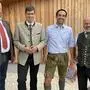 Von links: Obmann Adolf Schrittesser, Landesrat Martin Gruber, Bürgermeister Peter Grabner und Anton Engl-Wurzer