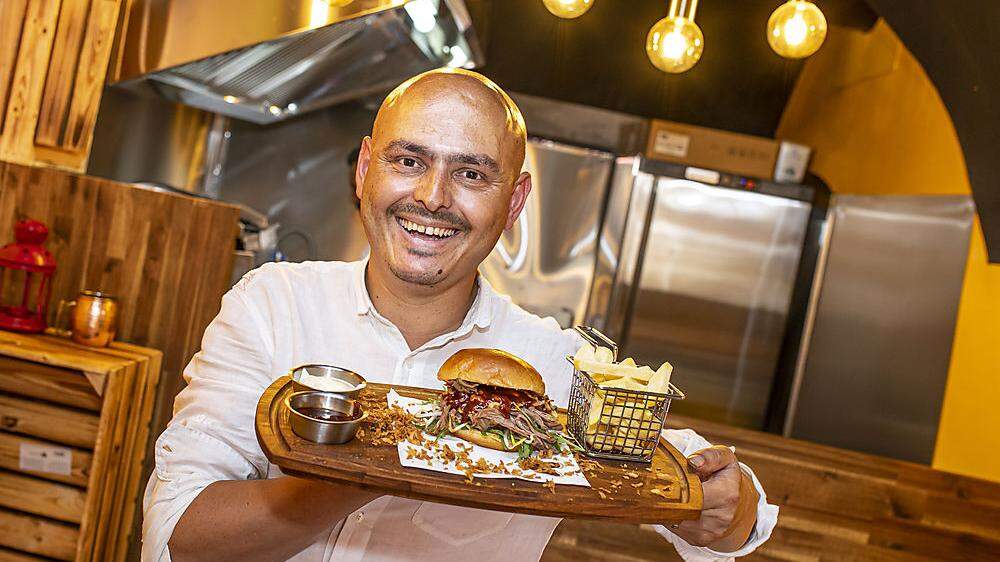 Ümit Baran eröffnet auch in Spittal eine filiale seiner &quot;Burger Boutique&quot; 