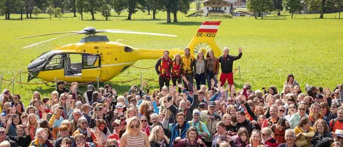 Die “Original Bergretter Fanwanderung” mit den beliebten Schauspielern ist im Herbst für viele Serienfreunde schon längst Tradition