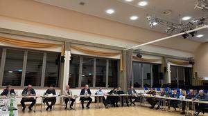 Der Gemeinderat tagte im Trauteum in Trautmannsdorf