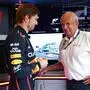 Ein Bild vergangener Tage: Max Verstappen und Helmut Marko