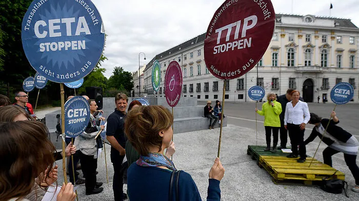 Kundgebung in Wien