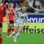 Linz, Austria, April 5th, 2024: Laura Freigang 10 Germany celebrates a goal during the UEFA womens European qualifying match Austria vs Germany in Linz Tom Seiss / SPP Tom Seiss / SPP PUBLICATIONxNOTxINxBRAxMEX Copyright: xTomxSeissx/xSPPx spp-en-ToSeSp-20240405 AUT vs GER-6539