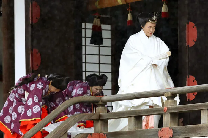 Kaiserin Masako (55) bei der Zeremonie