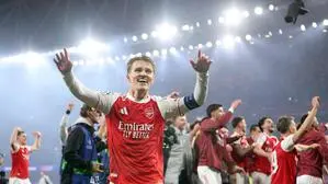 Martin Ödegaard jubelte über den Finaleinzug