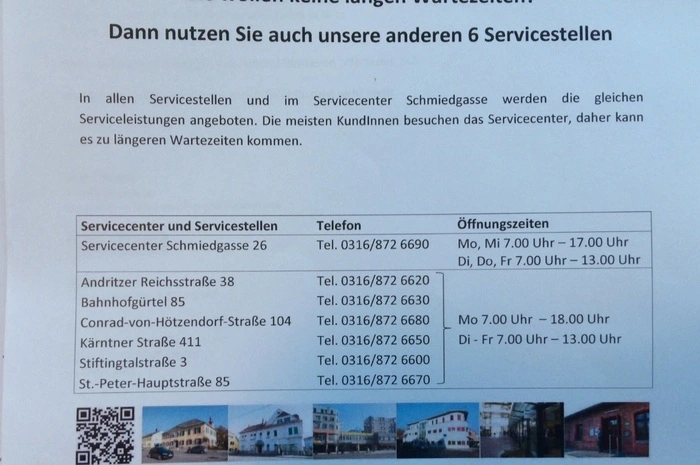 In Zukunft soll es mehr Service geben.