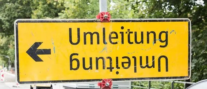 Im Laufe der Arbeiten kommt es zu Verkehrseinschränkungen