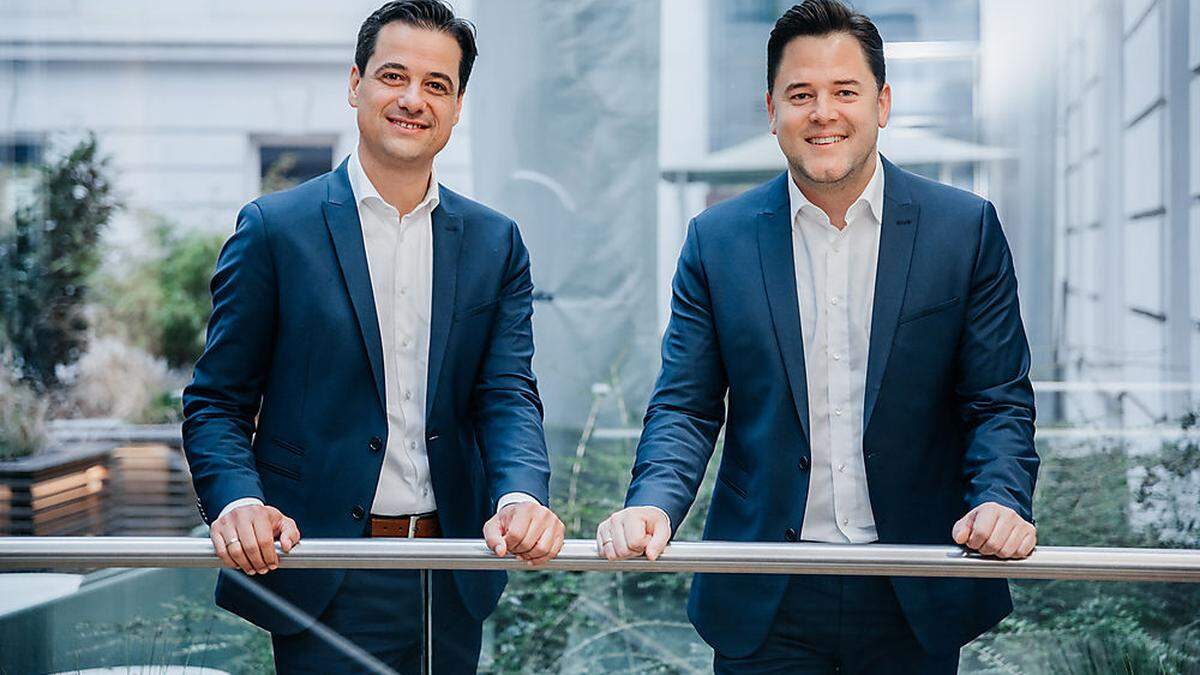 Alexander Knezevic (links) und Tobias Kohl sind neu im Management Board von Wüstenrot