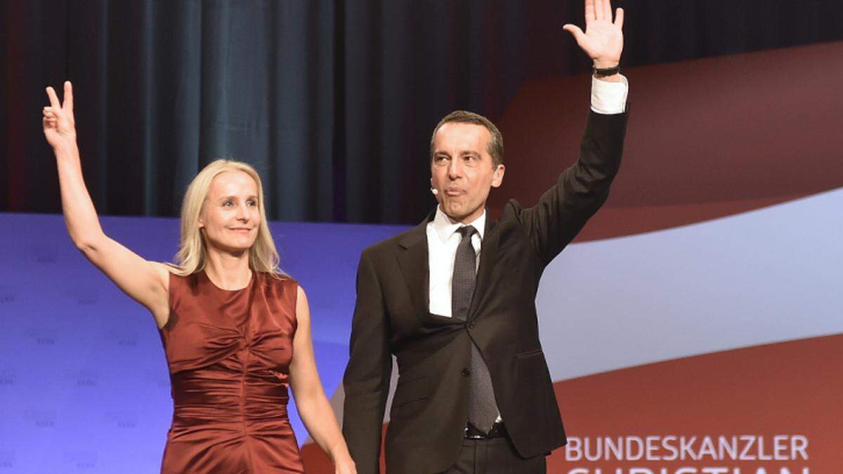 Eveline Steinberger-Kern und Christian Kern