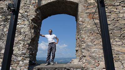Er lebt für seine Burgen – Horst Fellinger (52) restauriert die Burgruinen Liebenfels und Obervoitsberg 