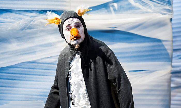 Ein Pinguin? Nein, ein Winziggroßer Ping Pong Pinguin! Vom Theater Asou