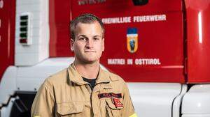 Martin Köll ist seit 2020 Kommandant der Feuerwehr Matrei 